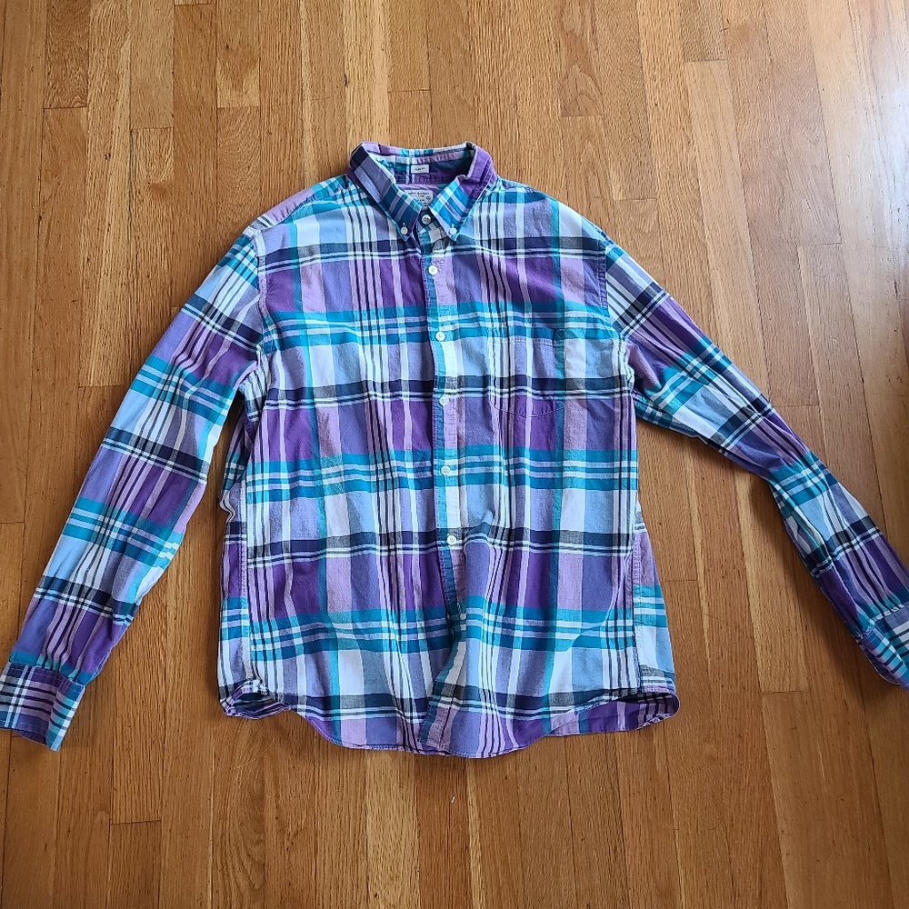JCREW Slim fit button up collared shirt